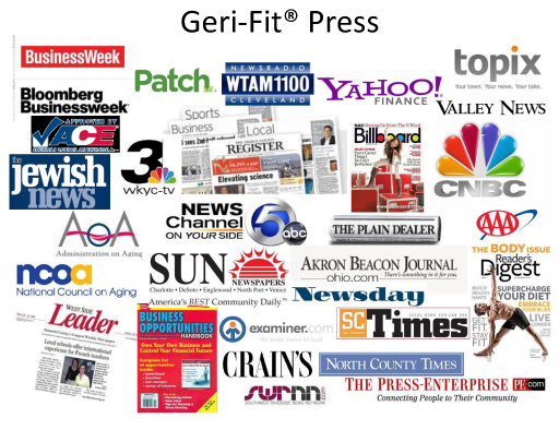 Geri-Fit, the first strength training exercise program that increases strength, helps make bones stronger, improves balance, and helps prevent falls